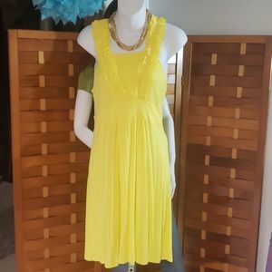 Canary yellow sundress
